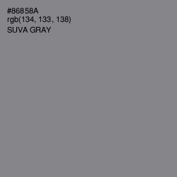 #86858A - Suva Gray Color Image